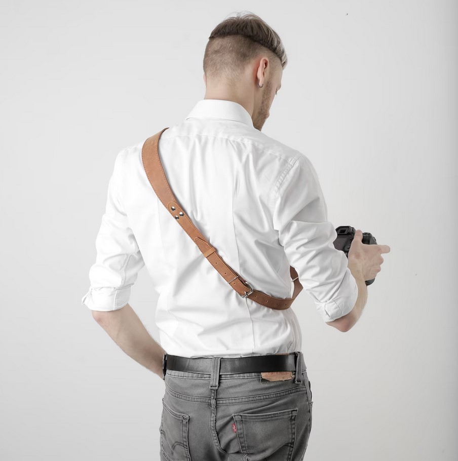 ZUKA STRAPS mono, šviesiai rudas, M dydis aprašymas - Prekės nuotrauka