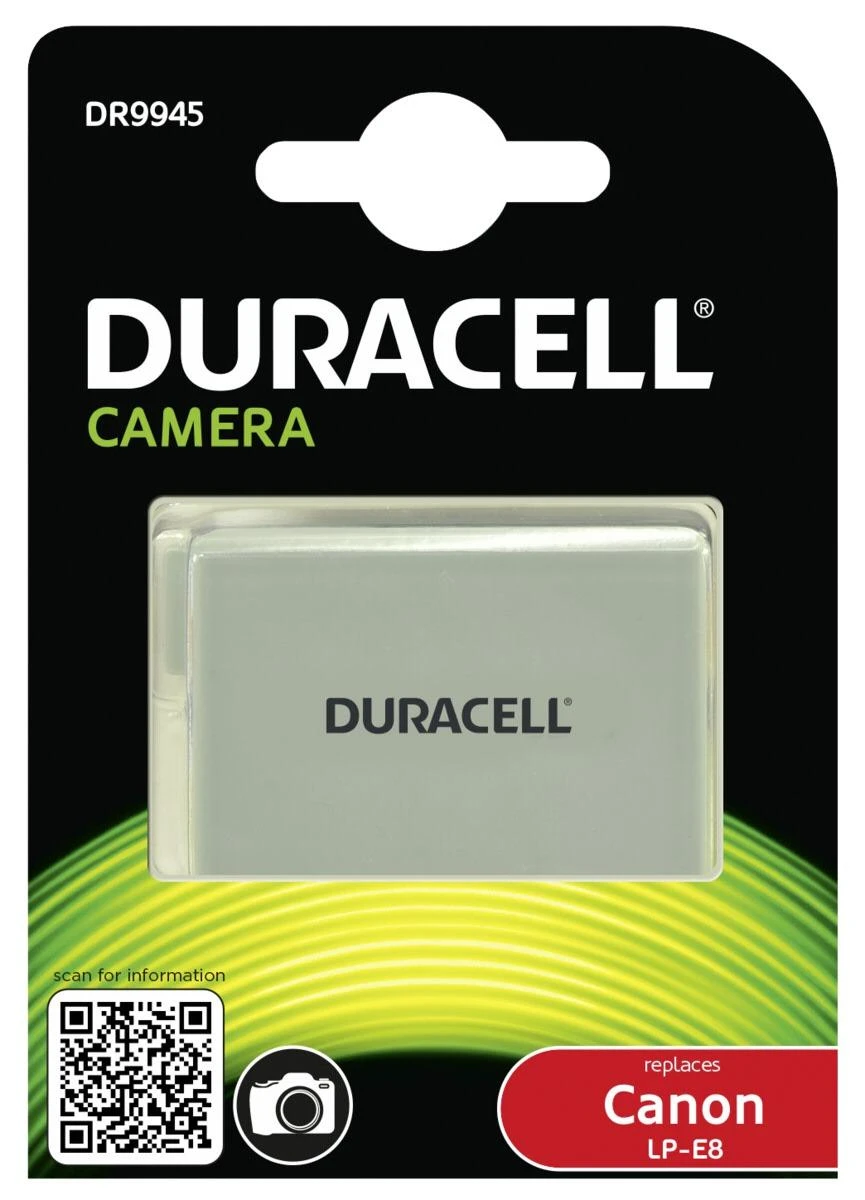 Duracell DR9945 kameros / vaizdo kameros su vaizdo magnetofonu baterija Ličio-jonų (Li-Ion) 1020 mAh
