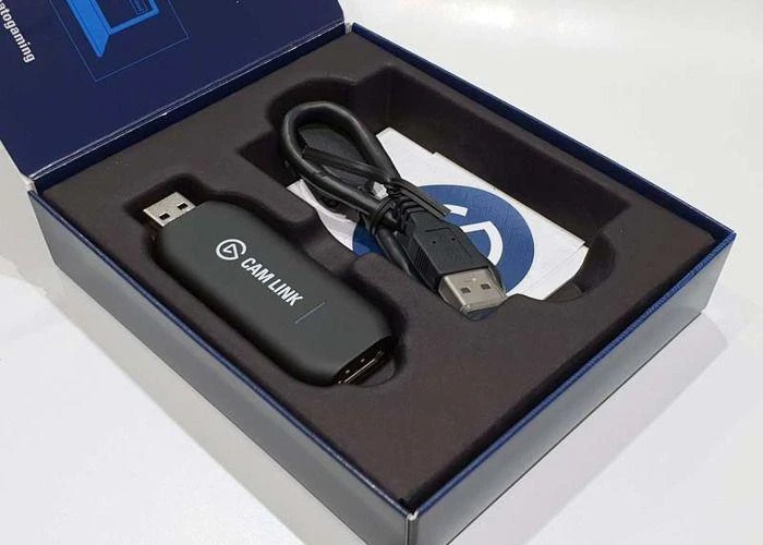 Elgato Cam Link 4K, DSL fotoaparato arba veiksmo kameros prijungimo kaip internetinė kamera adapteris