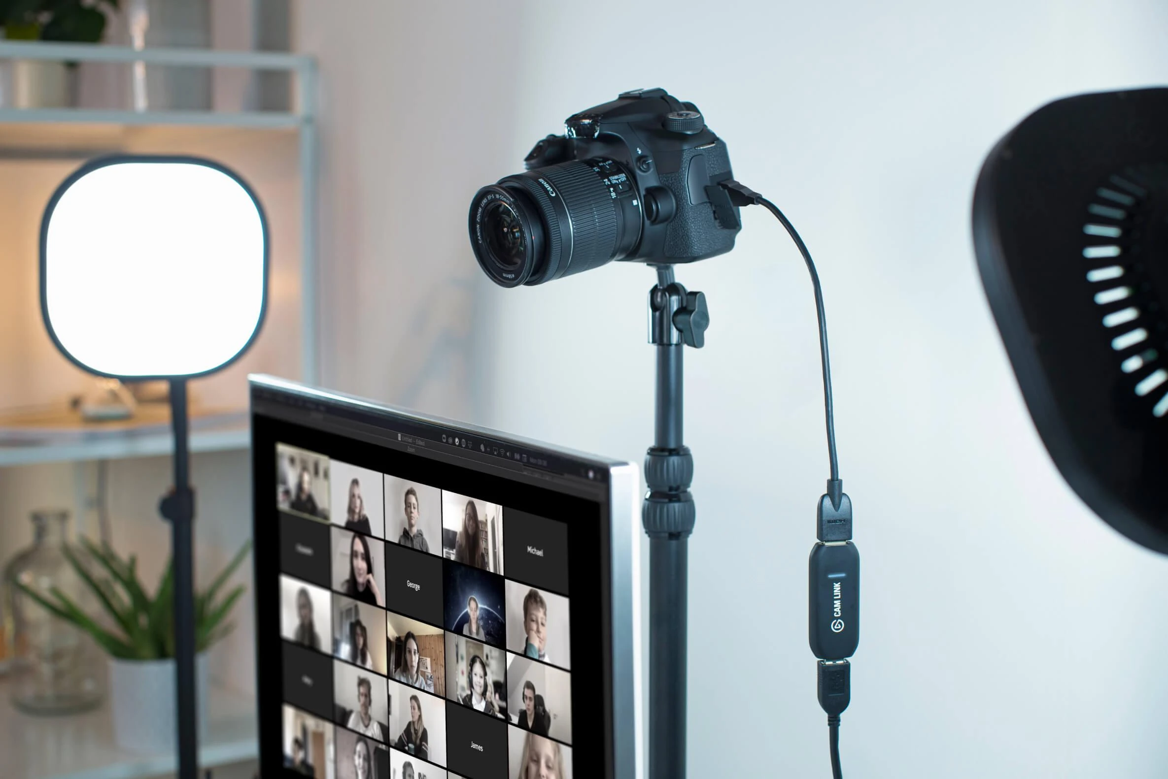 Elgato Cam Link 4K, DSL fotoaparato arba veiksmo kameros prijungimo kaip internetinė kamera adapteris