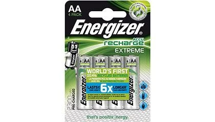 Energizer AA įkraunamos baterijos pakuotė