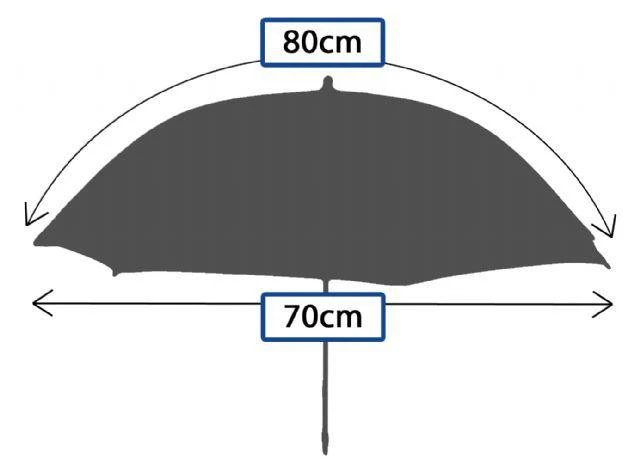 Falcon Eyes Umbrella UR-32T Translucent Baltas 80 cm