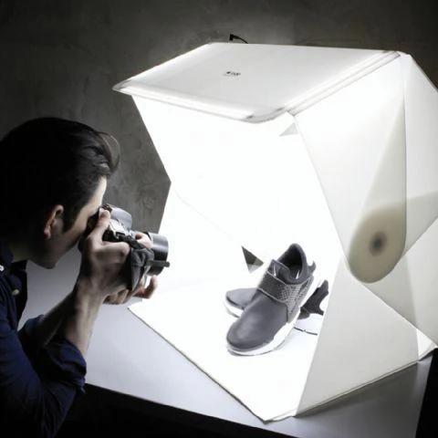 Fotografavimo palapinė LED ORANGEMONKIE Foldio 3 61 x 58.4 x 65.4 cm