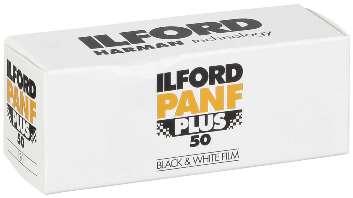 Fotojuosta Ilford Pan F Plus 120