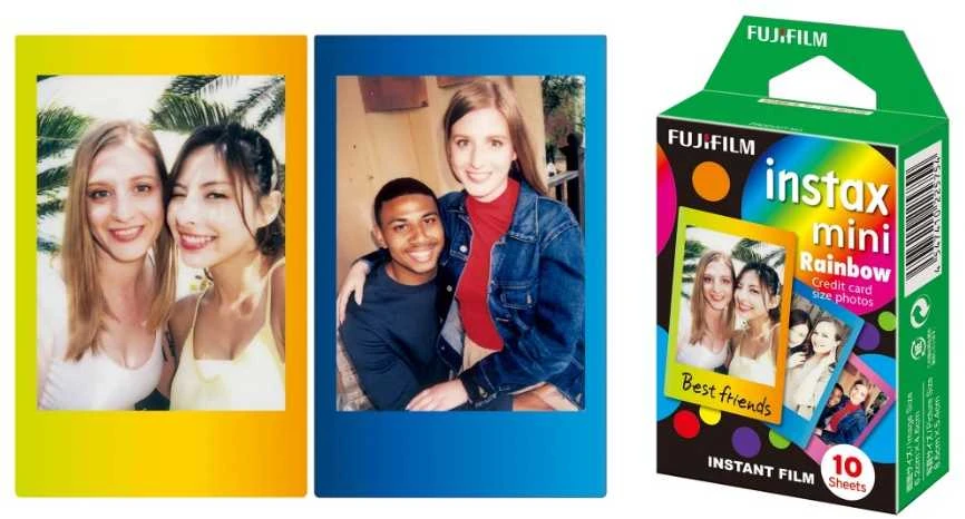 Fujifilm | Instax Mini Rainbow momentinis filmas | 86 x 54 mm | Kiekis 10