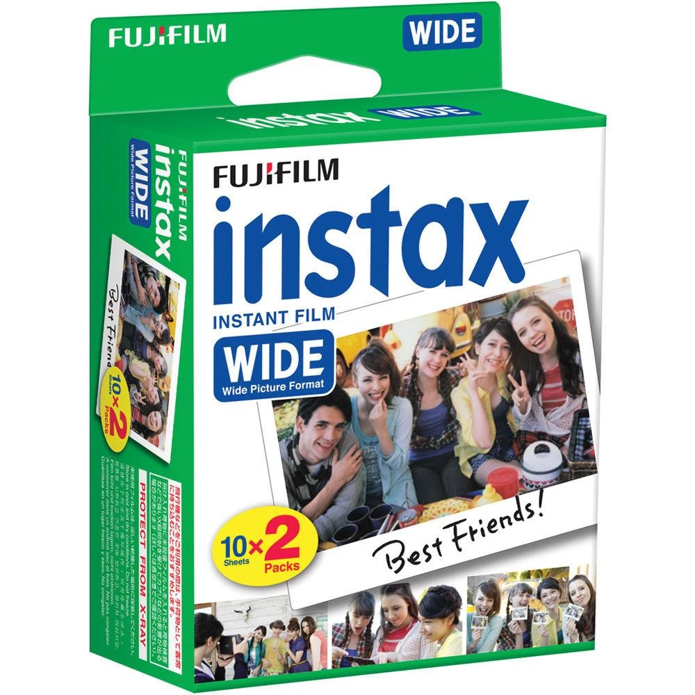 Fujifilm Momentinės fotoplokštelės instax WIDE GLOSSY(10plx2)