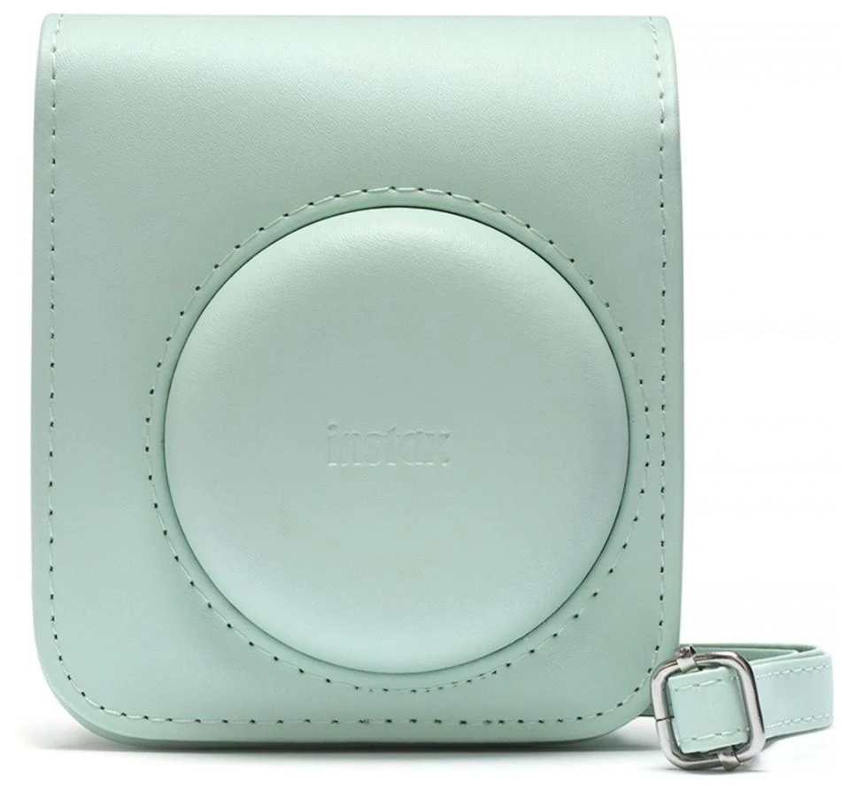 Fujifilm Momentinis fotoaparatas instax mini 12 MINT Žalias+instax mini glossy (10pl)+originalus dėklas
