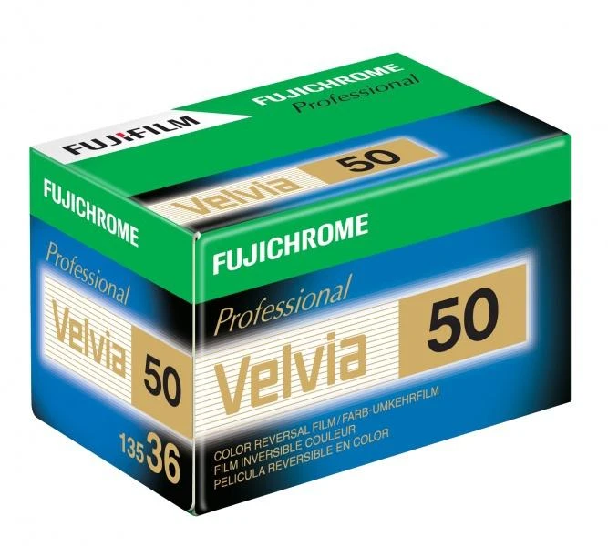 Fujifilm Spalvota pozityvinė fotojuosta VELVIA RVP 50 135/36