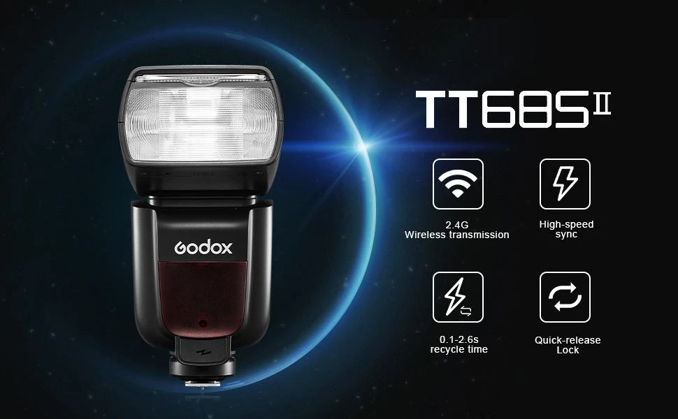 „Godox Speedlite TT685II Canon“.