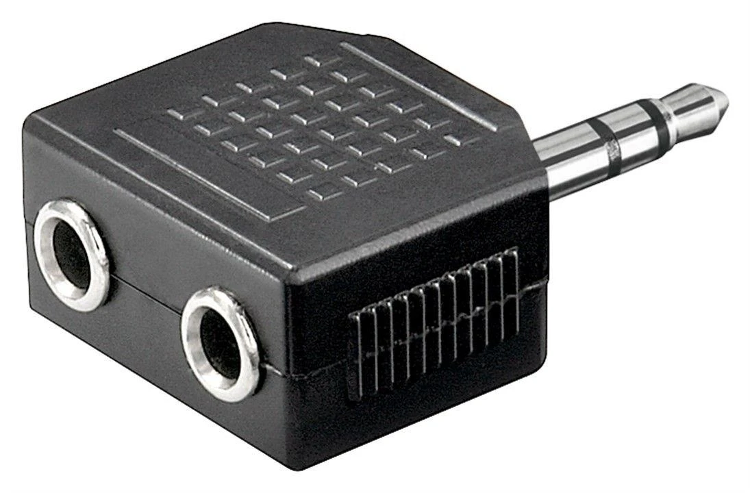 Garso skirstytuvas 3.5 mm 1 į 2
