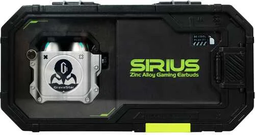 „GRAVASTAR SIRIUS“ kosminės pilkos „Bluetooth“ ausinės