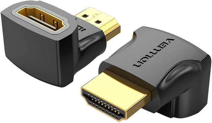 Vention HDMI adapterio ventiliacija AIOB0 90 laipsnių vyriškas ir moteriškas (juodas)