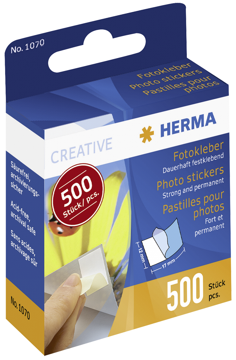 Herma foto lipdukai 500vnt 1070