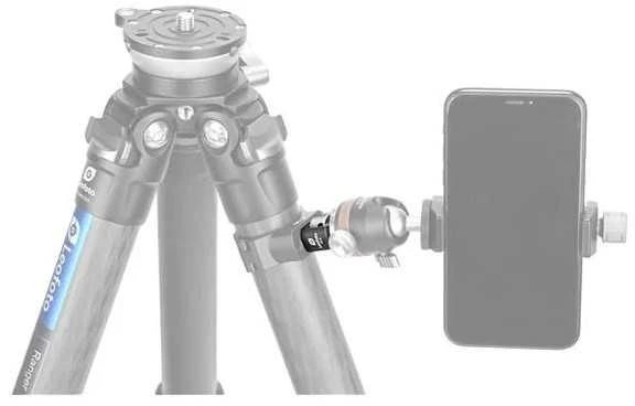 Leofoto CF-9 1/4" Male to 3/8" Male Adapteris Priedas Ideal for Magic Arm Tripod Mount