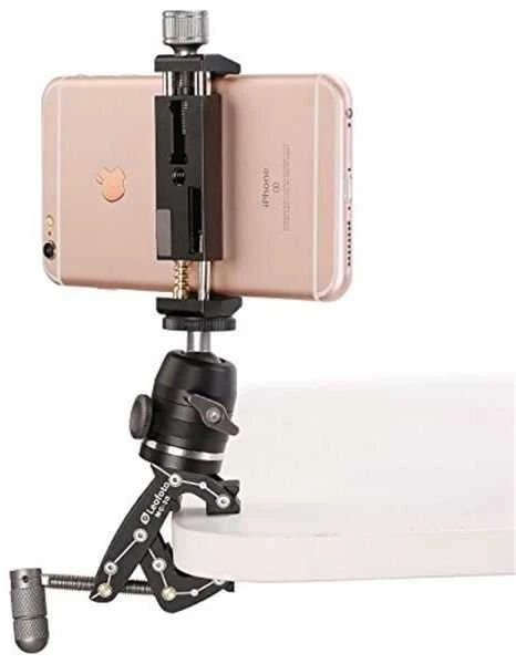 Leofoto Pocket Clamp MC-30 + Kit incl. Mini Ballhead MBH-19 + Išmanusis telefonas Holder PC-90