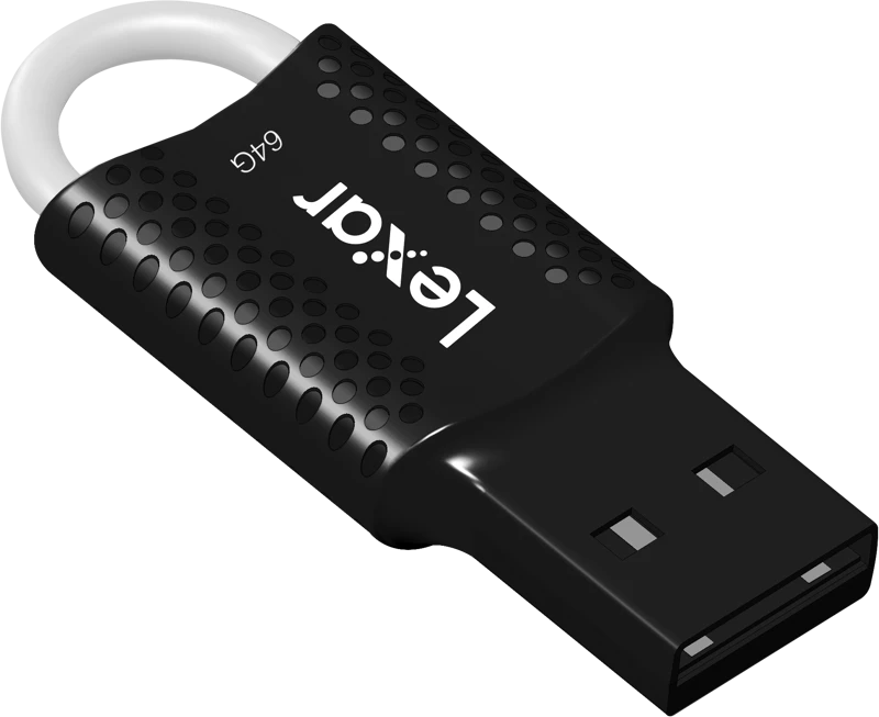 Lexar | USB atmintinė | JumpDrive V40 | 64 GB | USB A tipo | Juodas