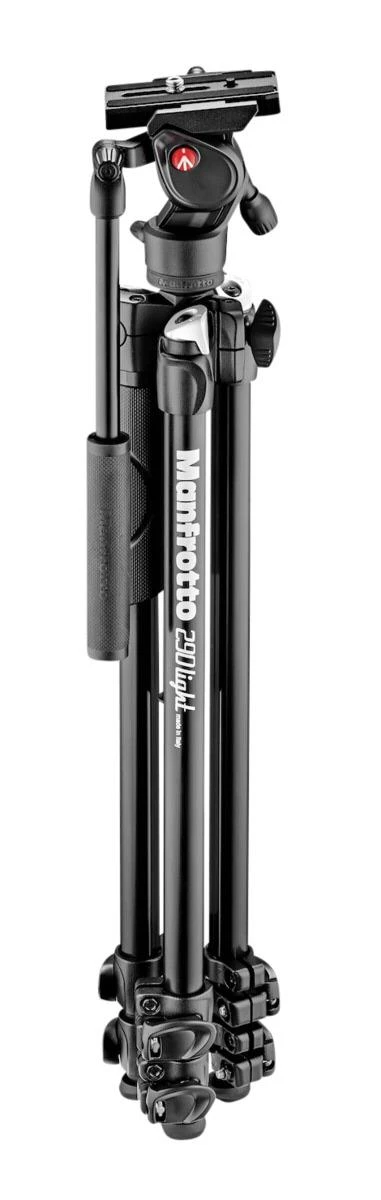 Manfrotto 290 šviesos rinkinys su skysta vaizdo galvute