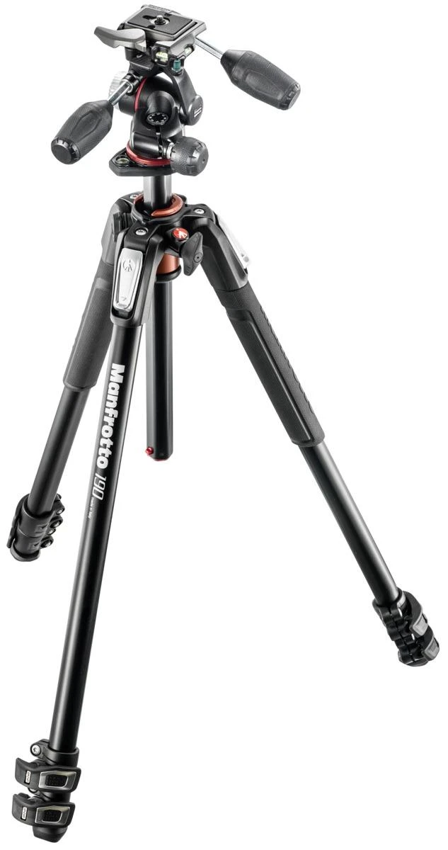 Manfrotto trikojis + galvutė MK190XPRO3-3W