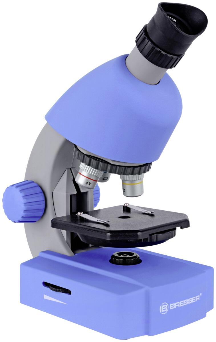 Mikroskopas Bresser Junior 40-640x - mėlynas