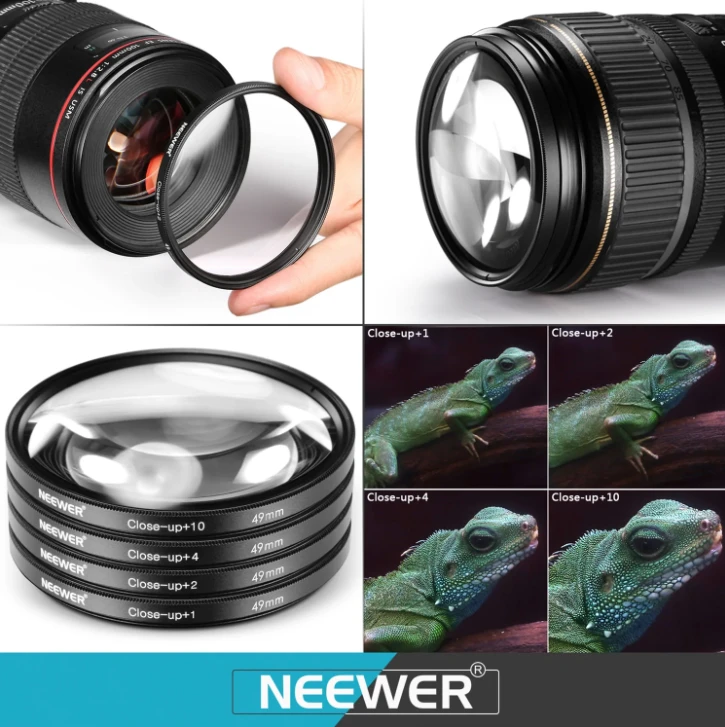 Neewer 49MM Professional Lens Filter Priedas Kit
