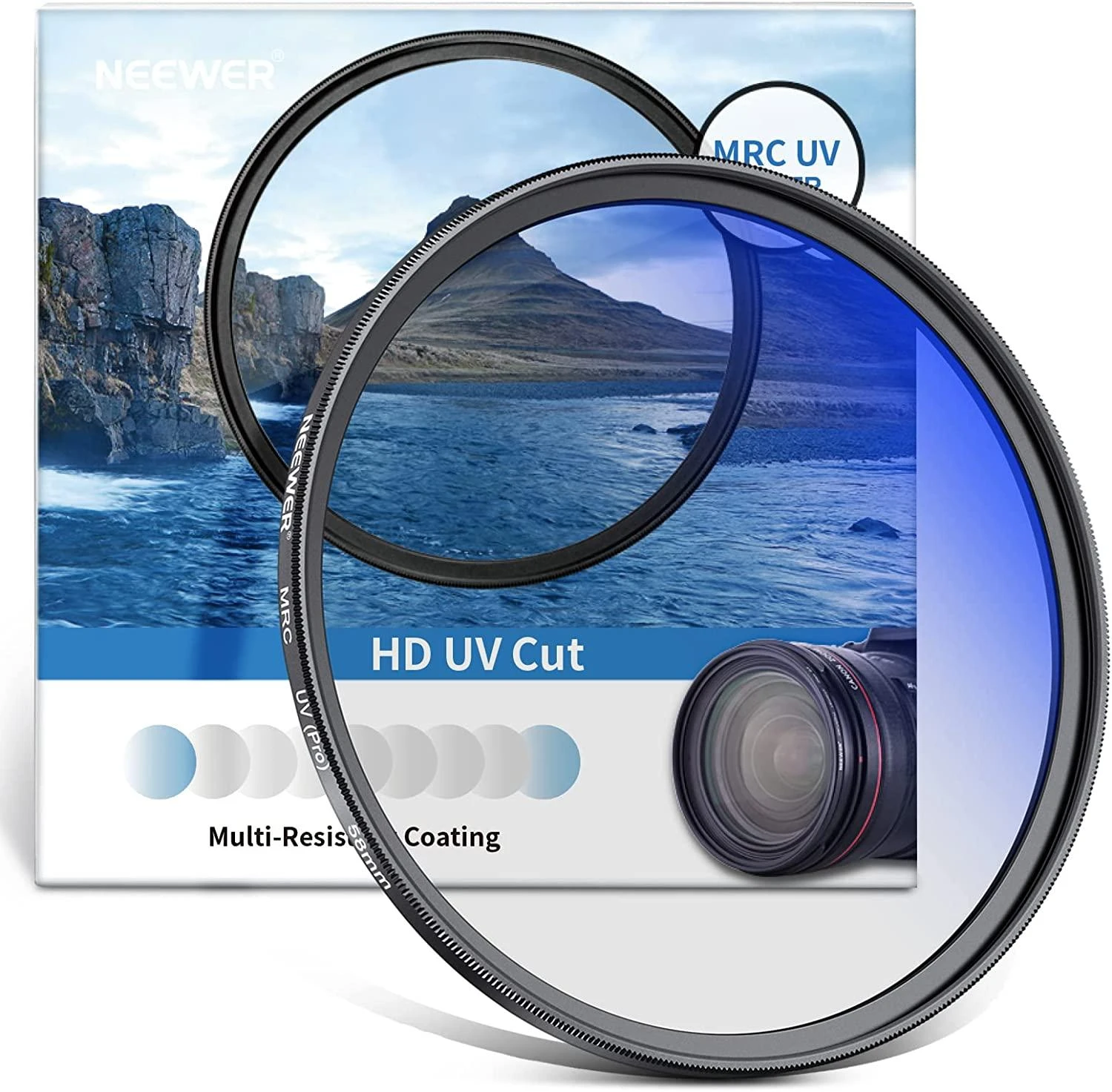 Neewer MRC HD 58mm UV filter 10100214