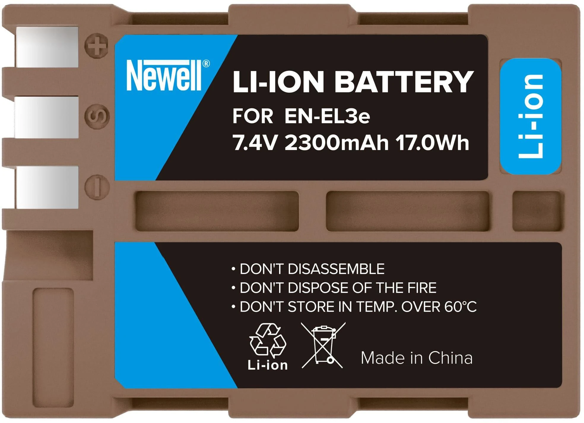 Newell baterija Nikon EN-EL3E USB-C
