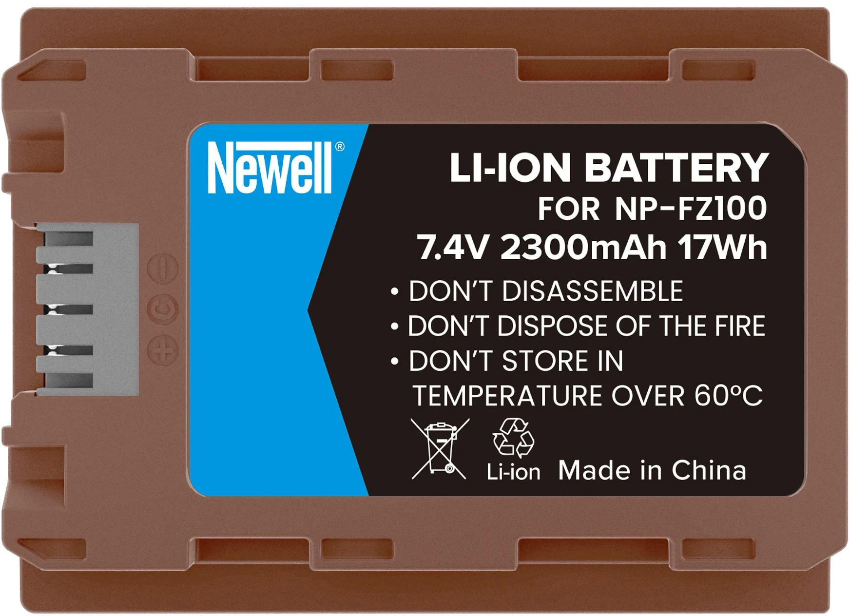 Newell Baterija NP-FZ100 USB-C, skirta Sony