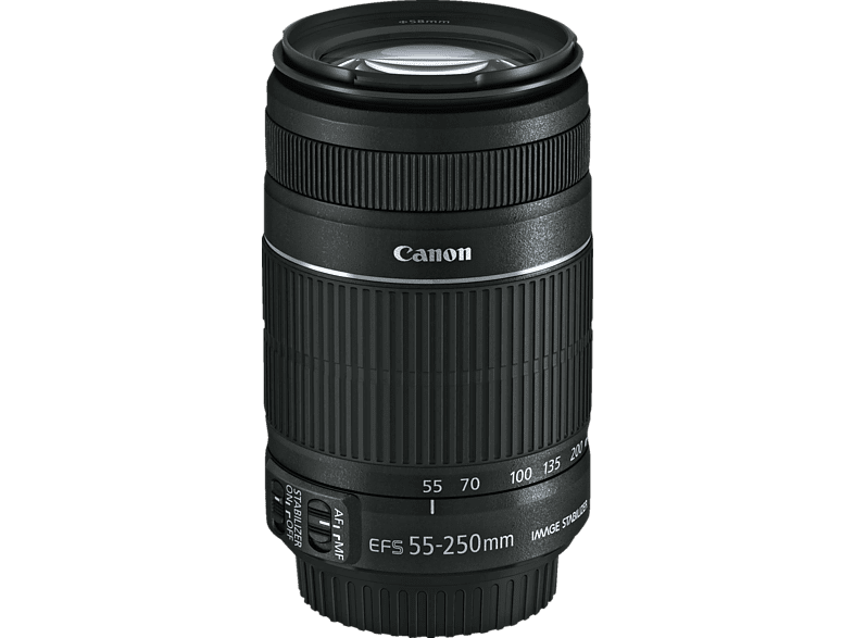 Objektyvas CANON 55-250MM EF-S IS STM + ET-63