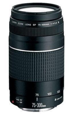 „Canon“ 75–300 mm f/4,0–5,6 EF DC III objektyvas