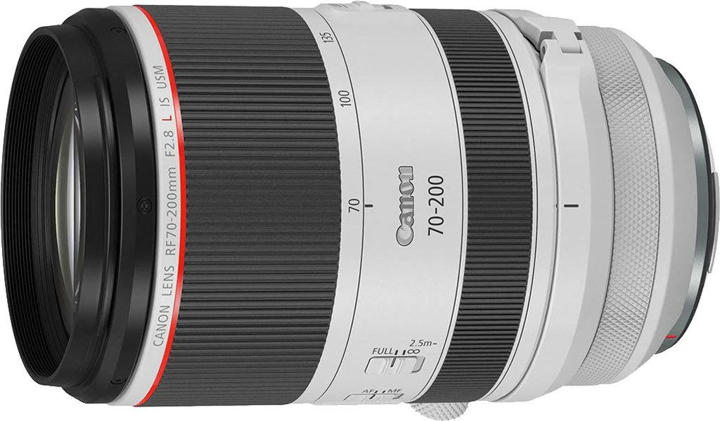 Canon RF 70-200mm F2.8L IS USM MILC/SLR Priartinimo teleobjektyvas Juoda, Balta