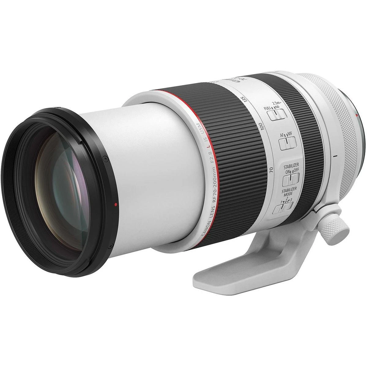 Canon RF 70-200mm F2.8L IS USM MILC/SLR Priartinimo teleobjektyvas Juoda, Balta