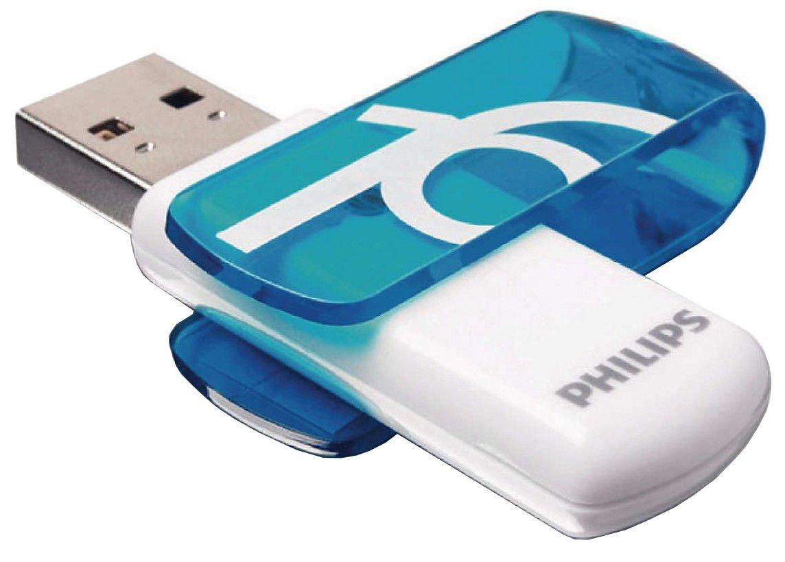 „Philips“ USB 2.0 16 GB „Vivid Edition“ Mėlyna