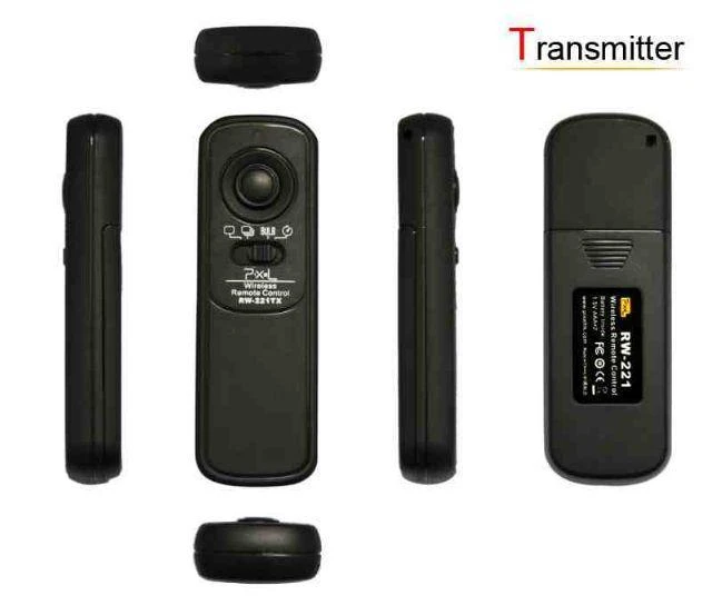 „Pixel Shutter Release Wireless RW-221/N3 Oppilas“, skirta „Canon“.