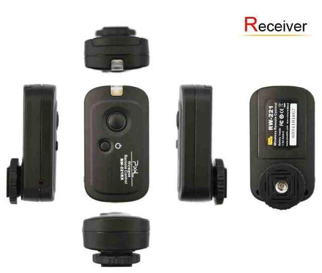 „Pixel Shutter Release Wireless RW-221/N3 Oppilas“, skirta „Canon“.