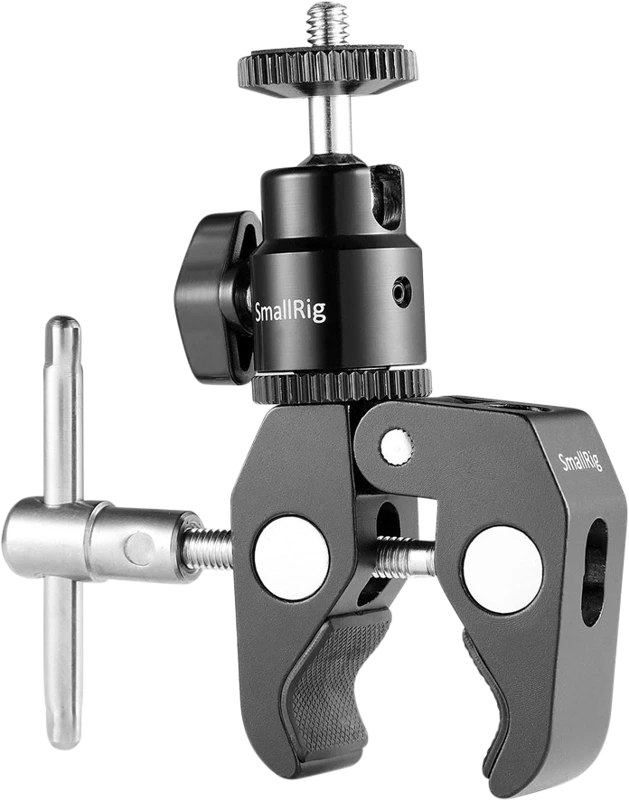 SMALLRIG 1124 RUMULINIO GALVOTĖS MONTUVAS IR AUKŠINĖS spaustukas