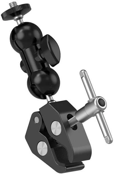 SMALLRIG 1138 DOUBLE BALLHEAD W/CLAMP &amp; 1/4" SCREW