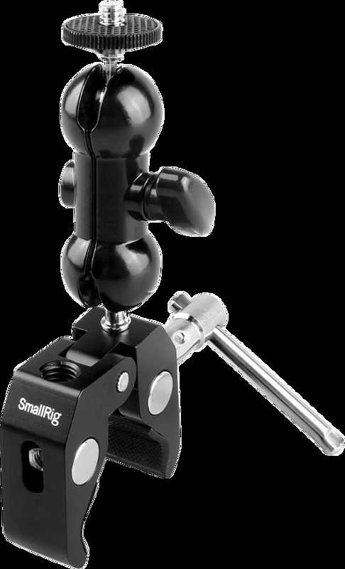 SMALLRIG 1138 DOUBLE BALLHEAD W/CLAMP &amp; 1/4" SCREW