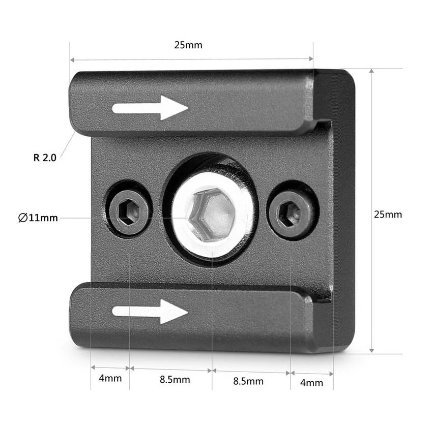 SMALLRIG 2060 COLD SHOE (2PCS PACK)