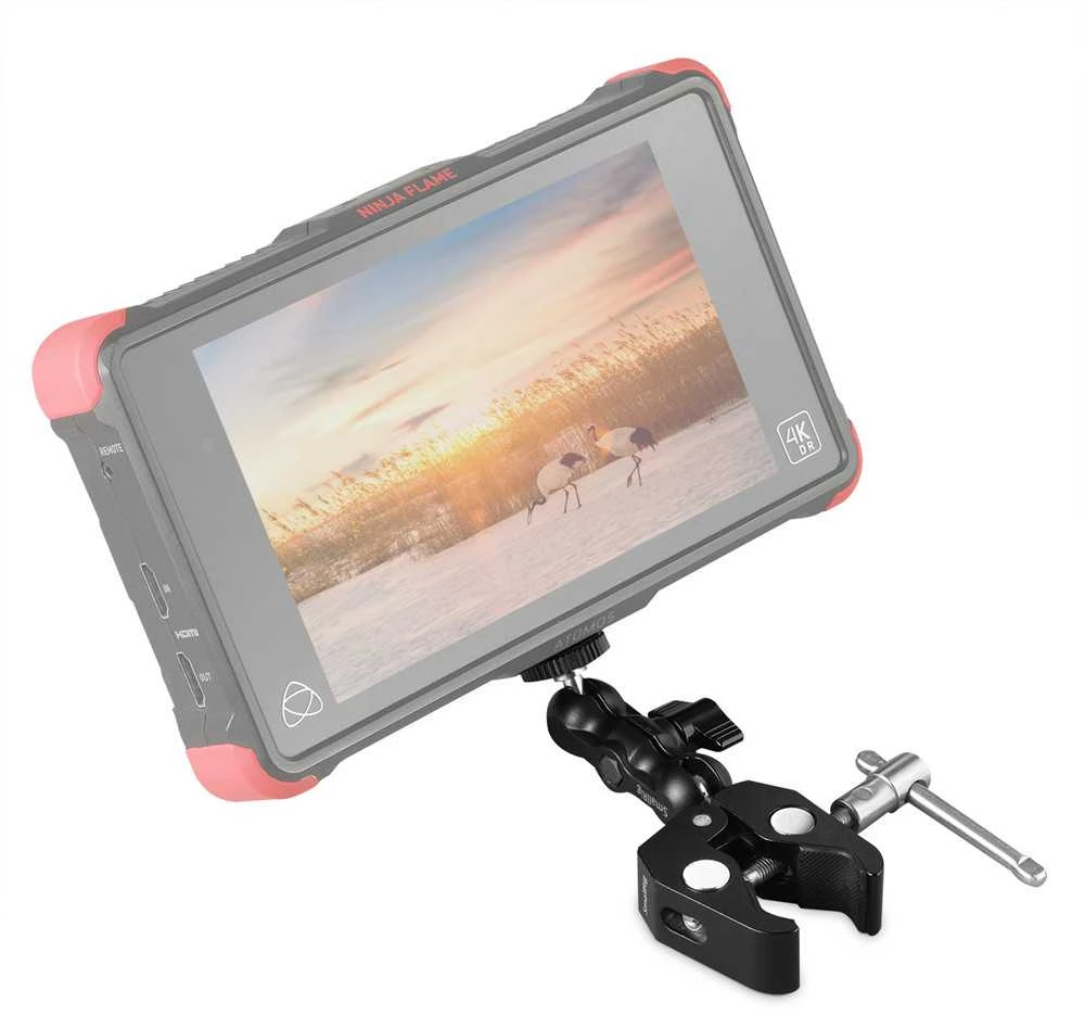 SMALLRIG 2164 CRAB-SHAPED CLAMP W/ BALLHEAD M-ARM