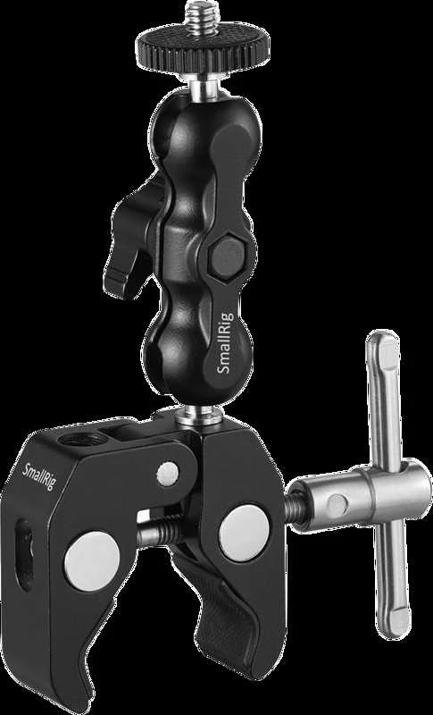 SMALLRIG 2164 CRAB-SHAPED CLAMP W/ BALLHEAD M-ARM
