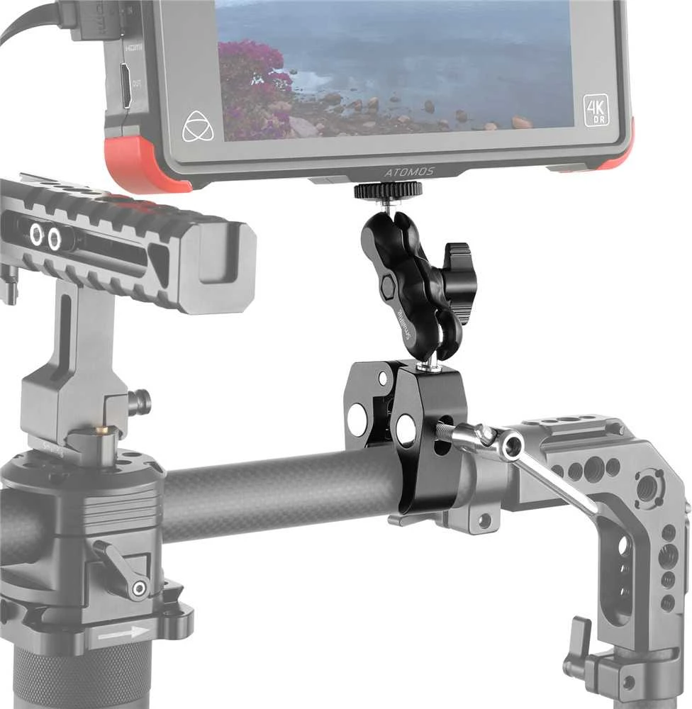 SMALLRIG 2164 CRAB-SHAPED CLAMP W/ BALLHEAD M-ARM