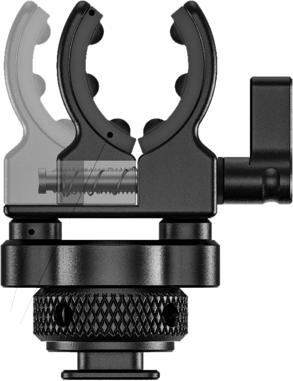 SMALLRIG 2352 SHOTGUN MIC HOLDER (COLD SHOE)