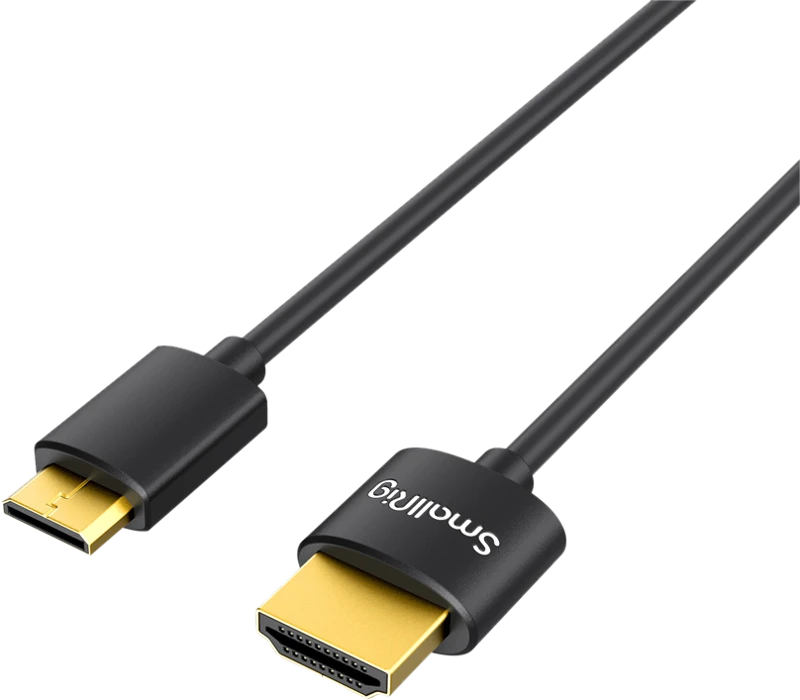 SmallRig HDMI 55 cm laidas su auksinėmis jungtimis
