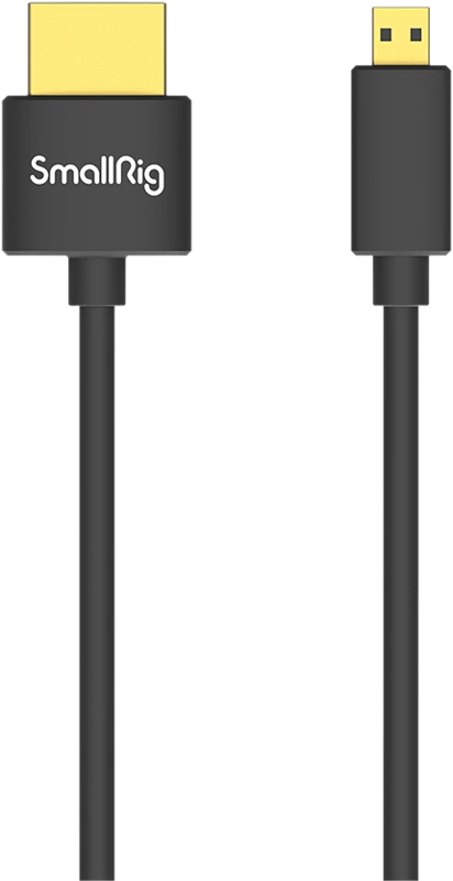 „SmallRig 3043“ HDMI kabelis itin plonas 4K 55 cm (nuo D iki A)