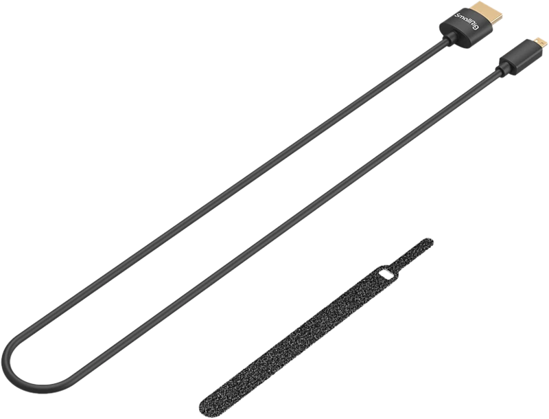 „SmallRig 3043“ HDMI kabelis itin plonas 4K 55 cm (nuo D iki A)