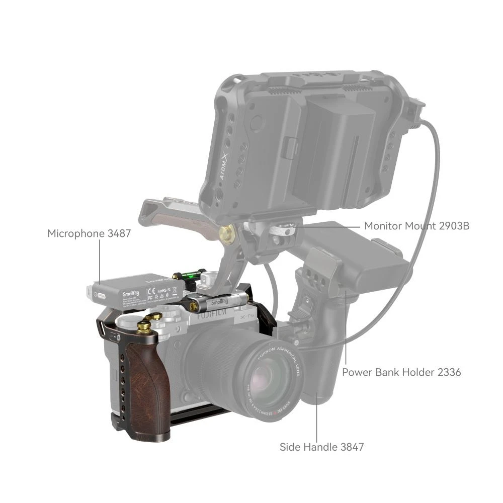SMALLRIG 3870 CAGE RETRO FOR FUJIFILM X-T5