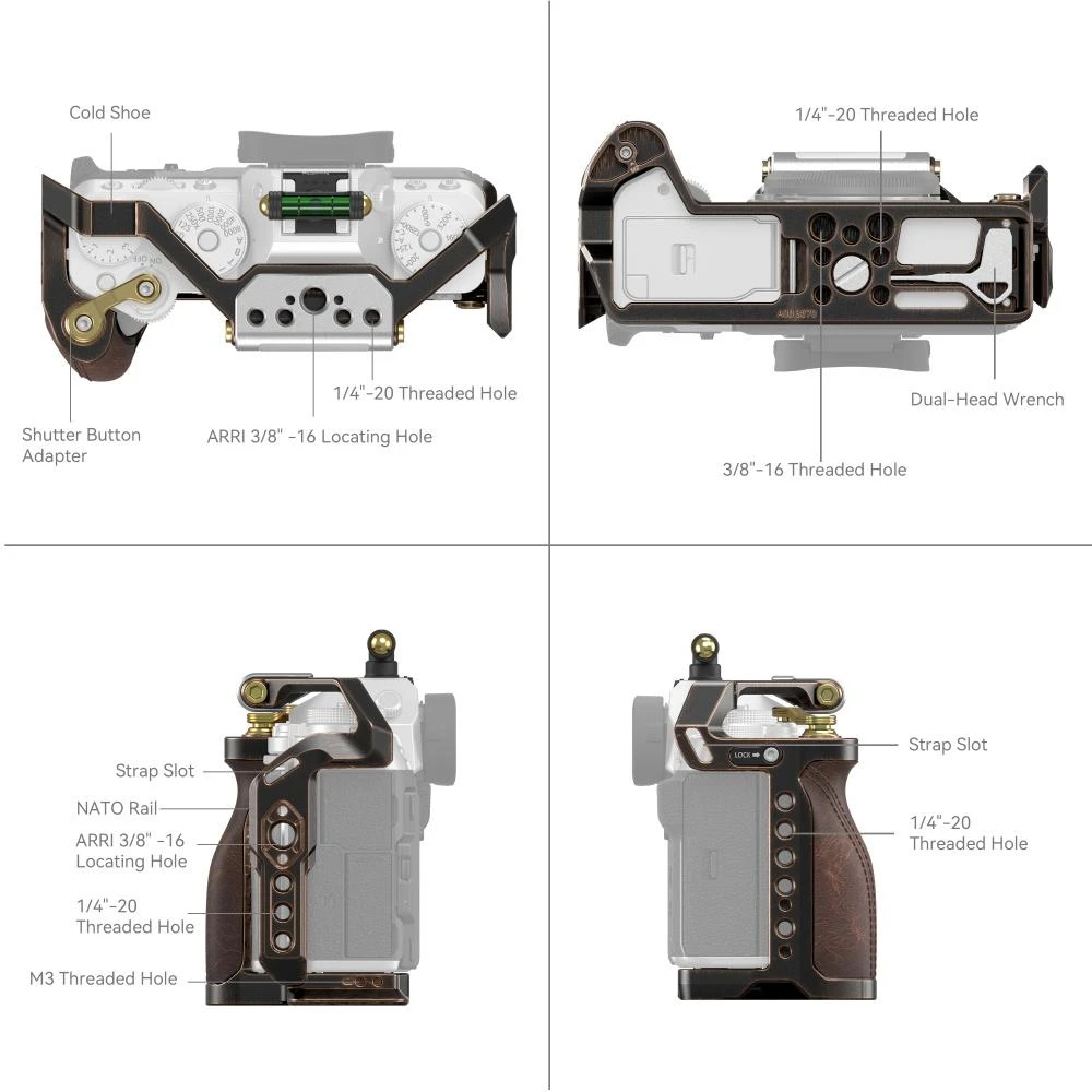 SMALLRIG 3870 CAGE RETRO FOR FUJIFILM X-T5