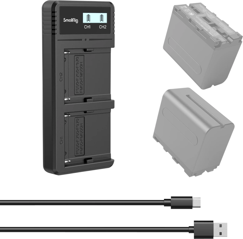 SMALLRIG 4086 BATTERY CHARGER FOR NP-F970 BATTERIES