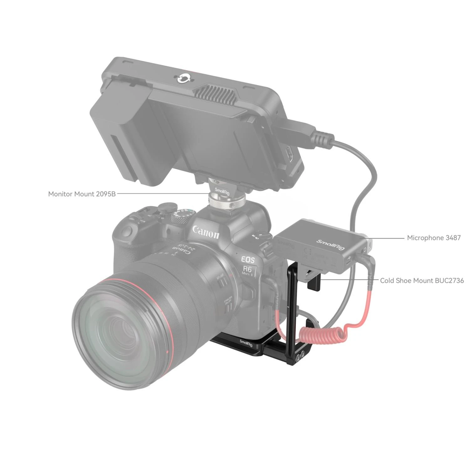 SMALLRIG 4160 L-BRACKET FOR CANON EOS R5/ R5C/ R6/ R6 MKII
