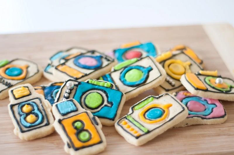 Spiffy Gear Camera cookie cutters formelės